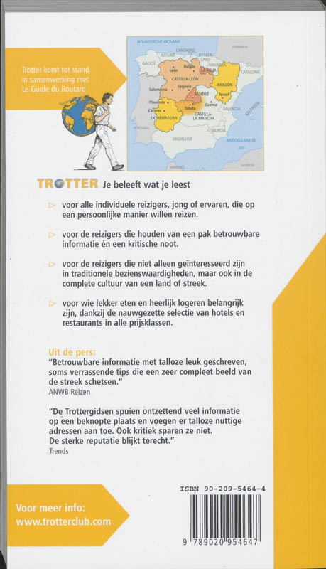 Achterkant van Centraal-Spanje