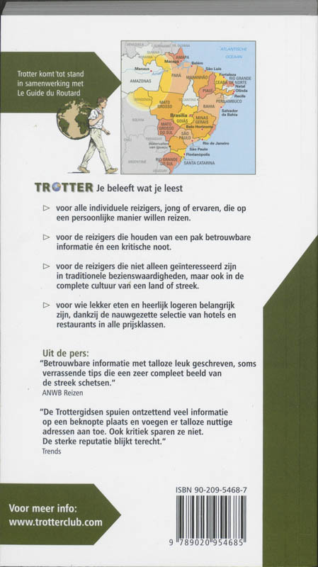 Achterkant van Brazilie