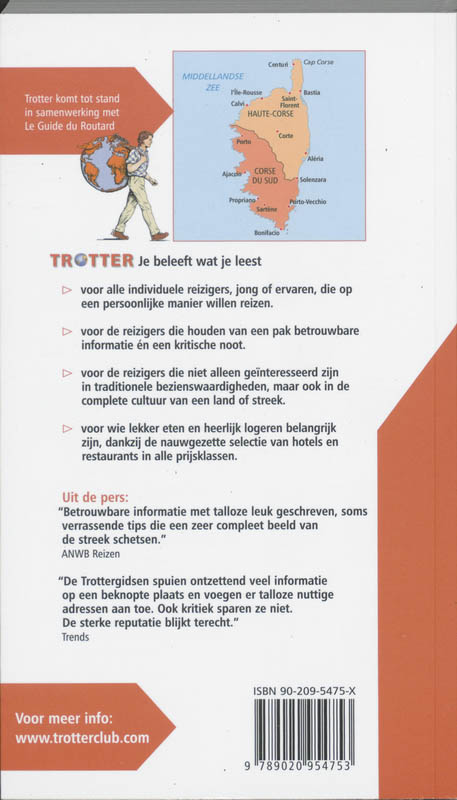 Achterkant van Corsica