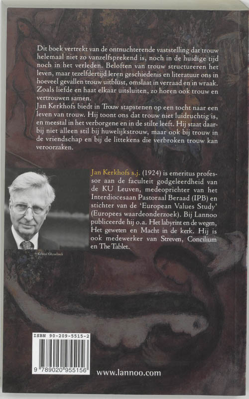 Achterkant van Trouw