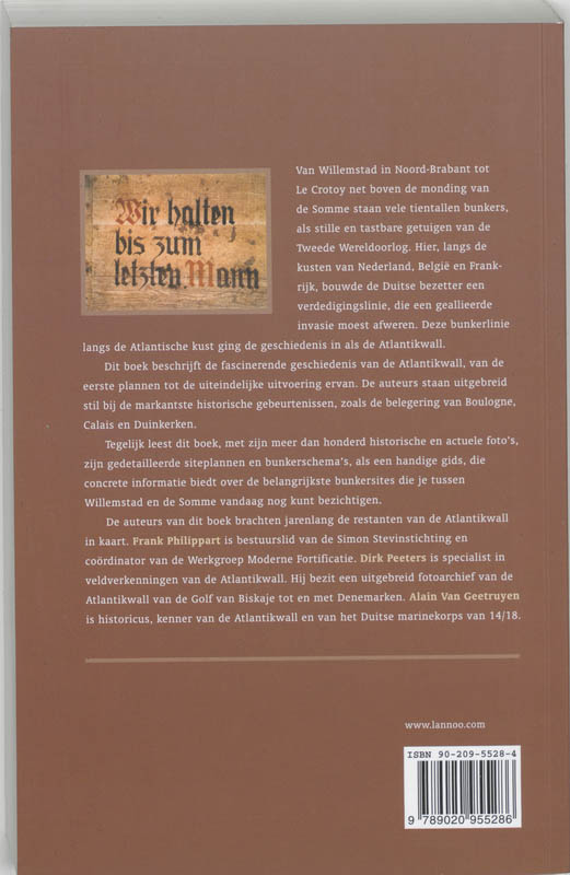 Achterkant van De Atlantikwall