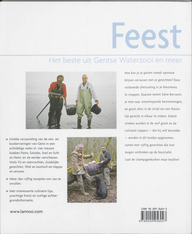 Achterkant van Feest