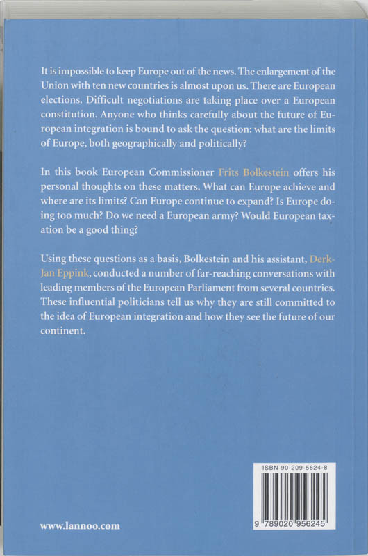 Achterkant van The Limits of Europe