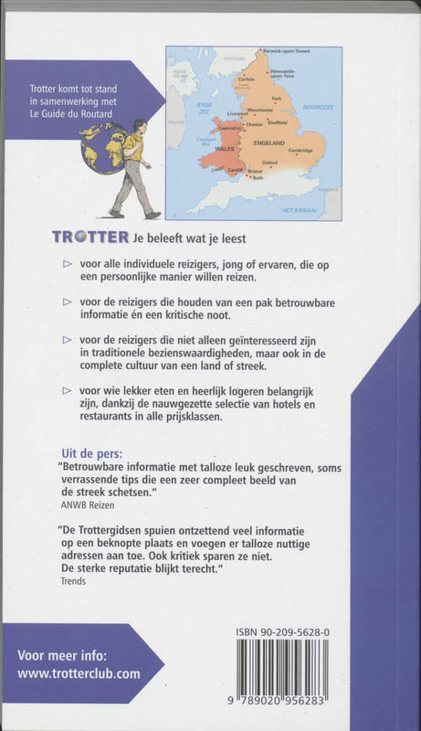 Achterkant van Noord-Engeland en Wales