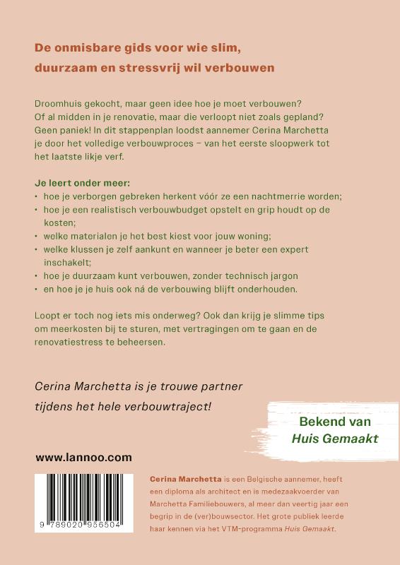 Achterkant van De verbouwgids