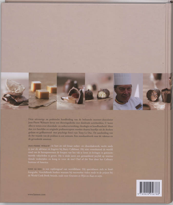 Achterkant van Perfecte Pralines