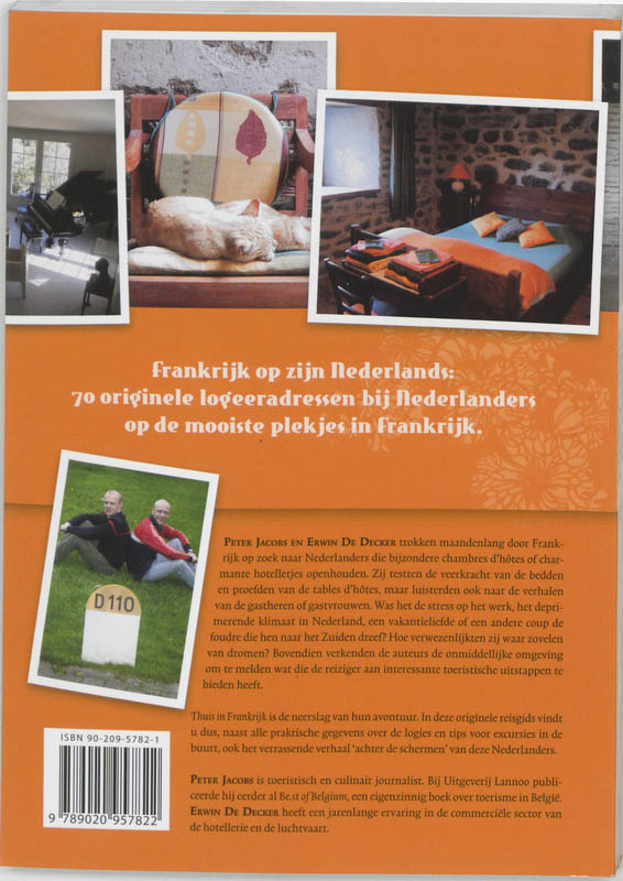 Achterkant van Logeren bij Nederlanders