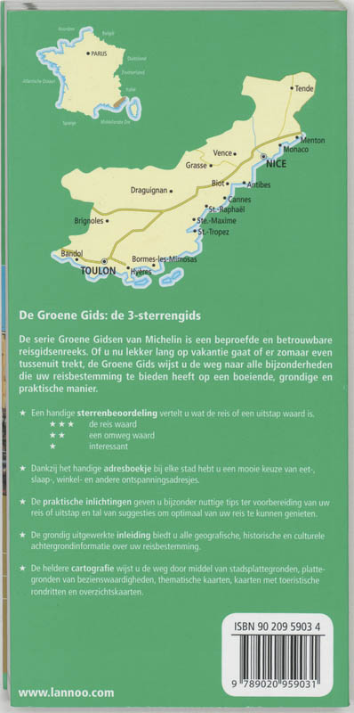 Achterkant van Cote d'Azur
