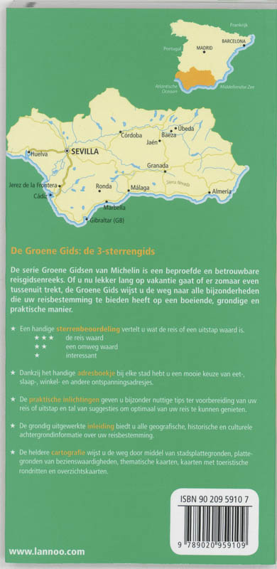 Achterkant van Andalusië