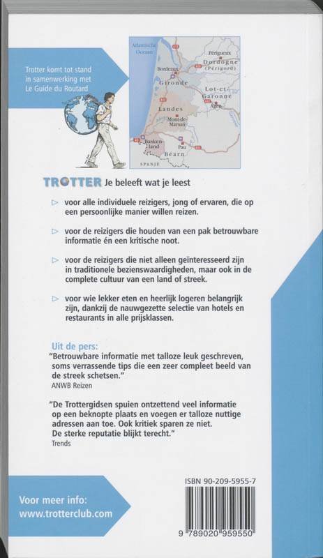Achterkant van Franse Atlantische kust