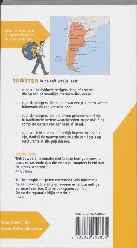 Achterkant van Argentinië / Patagonië