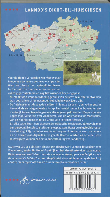 Achterkant van Fietsen langs jaagpaden en oude spoorwegen