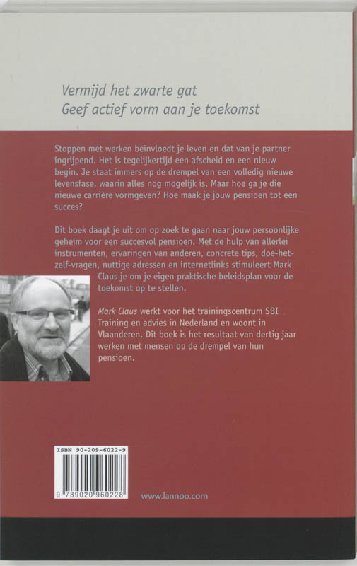 Achterkant van Het geheim van een succesvol pensioen