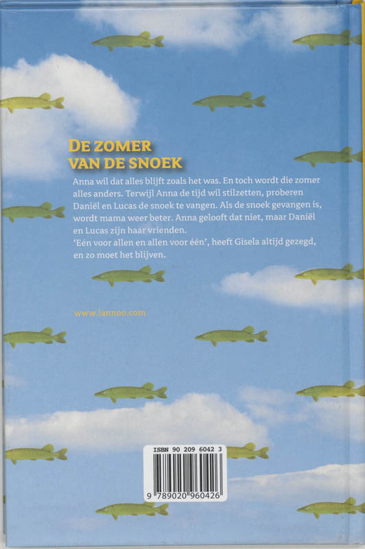 Achterkant van De zomer van de snoek