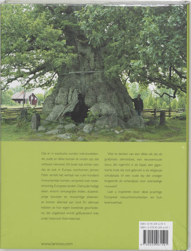 Achterkant van Monumentale bomen van Europa