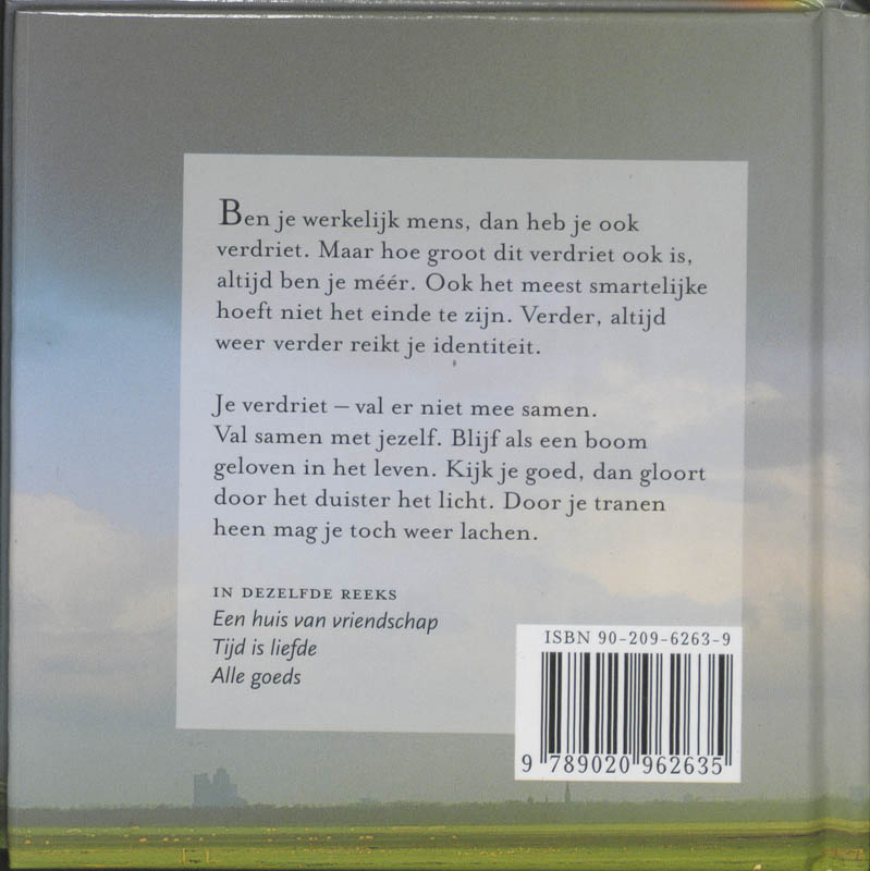 Achterkant van Door je tranen heen