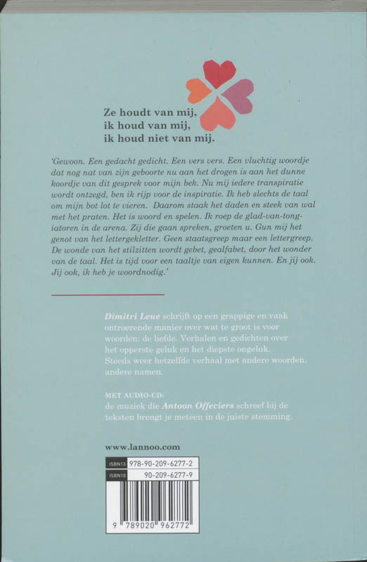 Achterkant van Even gelukkig