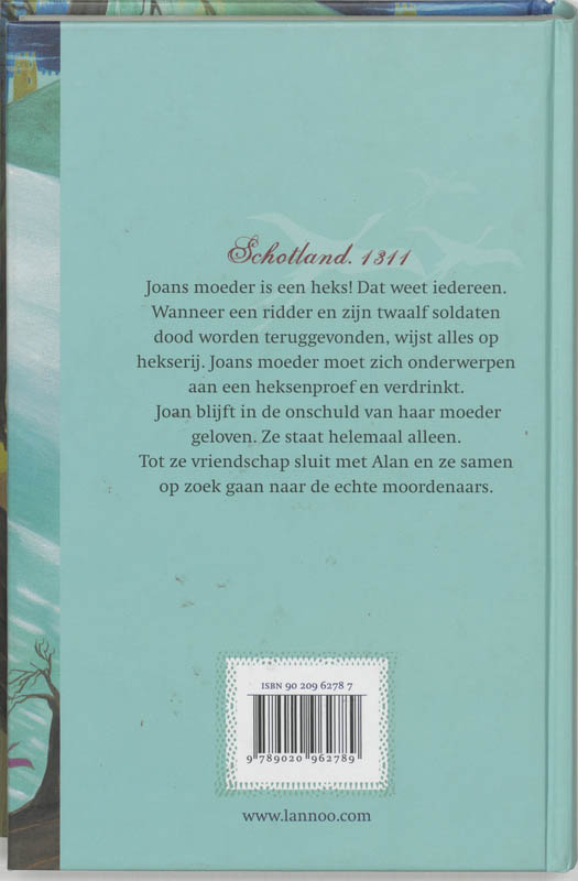 Achterkant van Joan het heksenkind