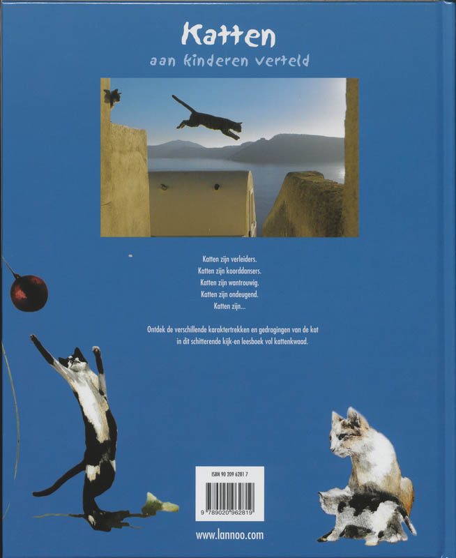 Achterkant van Katten aan de kinderen verteld