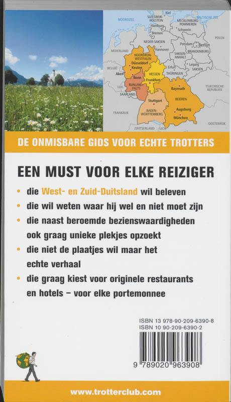 Achterkant van West en Zuid Duitsland