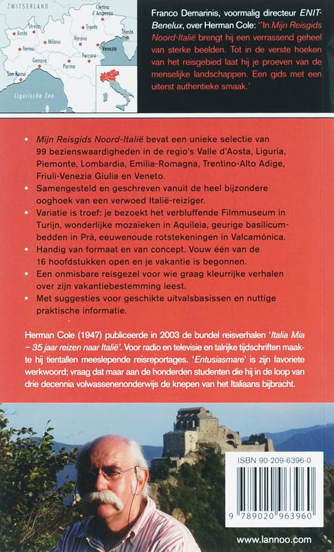 Achterkant van Noord-Italie