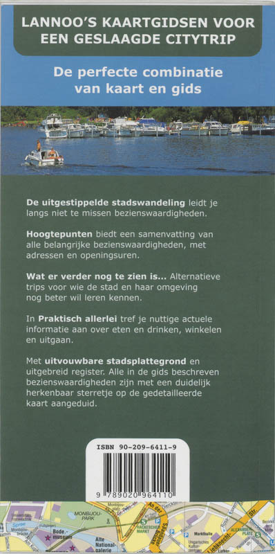 Achterkant van Kaartgids Berlijn