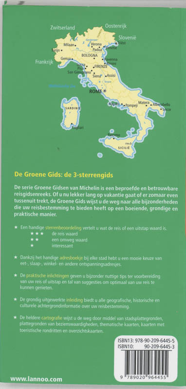 Achterkant van Italie