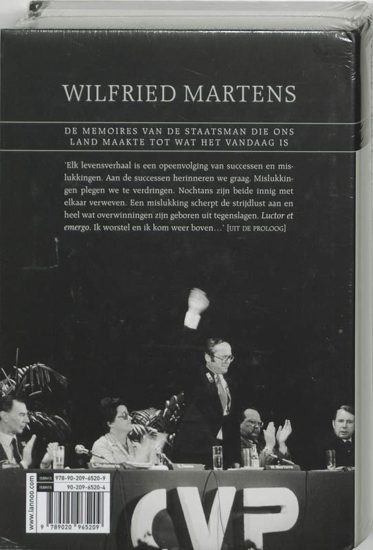 Achterkant van De memoires
