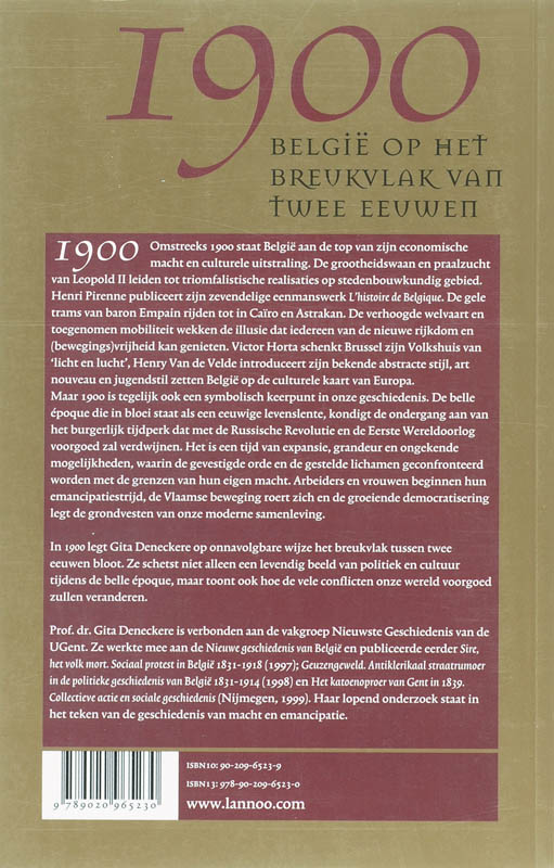 Achterkant van 1900