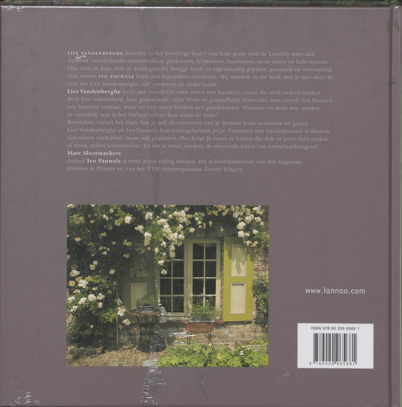 Achterkant van Een tuin van 1001 rozen