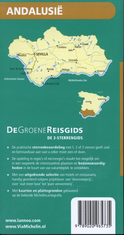 Achterkant van Andalusie