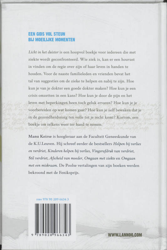 Achterkant van Licht in het duister