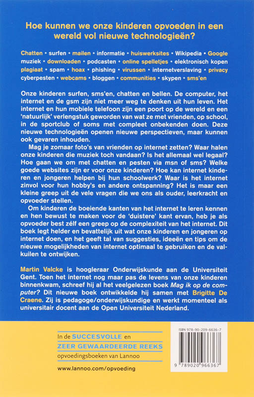 Achterkant van Kinderen en internet