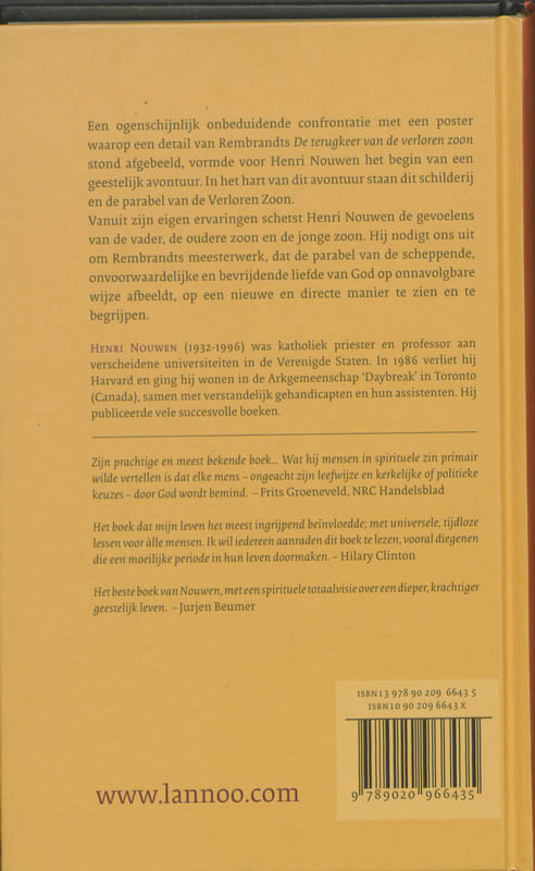 Achterkant van Eindelijk thuis