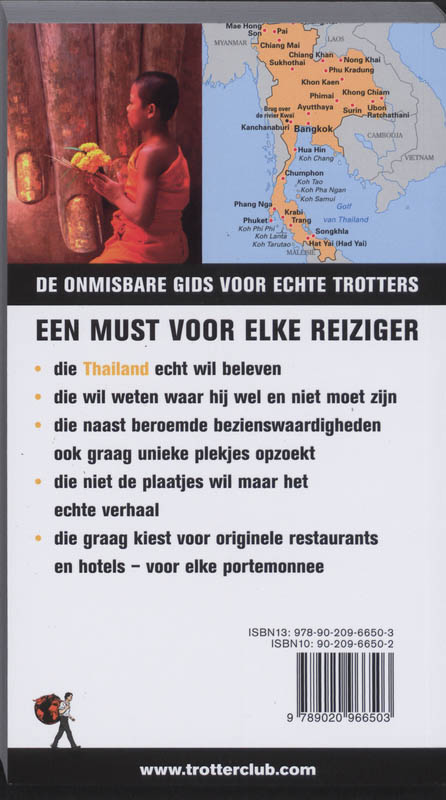 Achterkant van Thailand