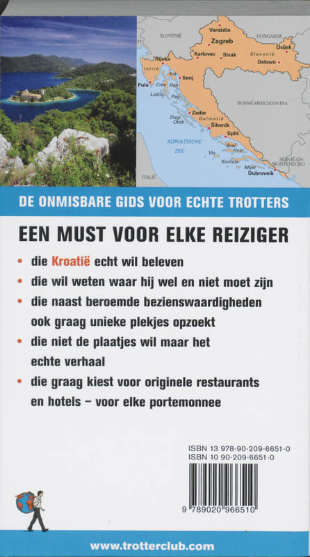 Achterkant van Kroatie