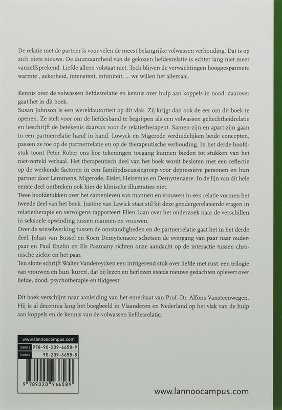 Achterkant van Als liefde alleen niet volstaat