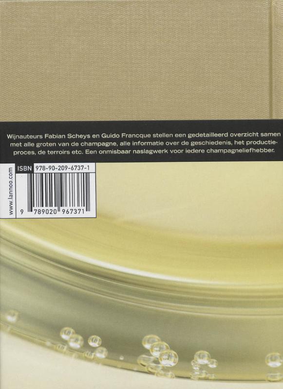 Achterkant van Champagne
