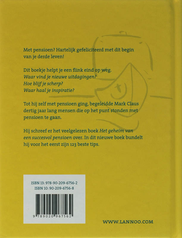 Achterkant van Hartelijk gepensioneerd!