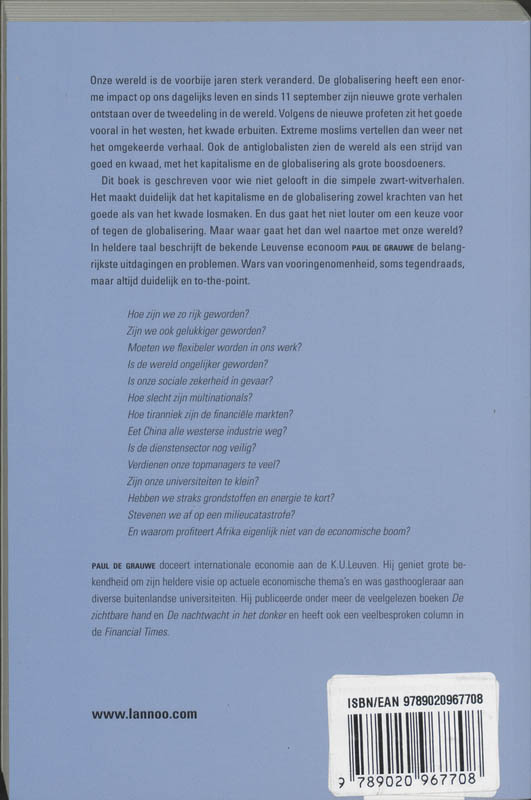 Achterkant van Waar gaat het naartoe met onze economie?