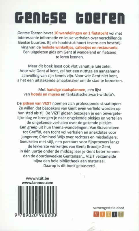 Achterkant van Gentse toeren