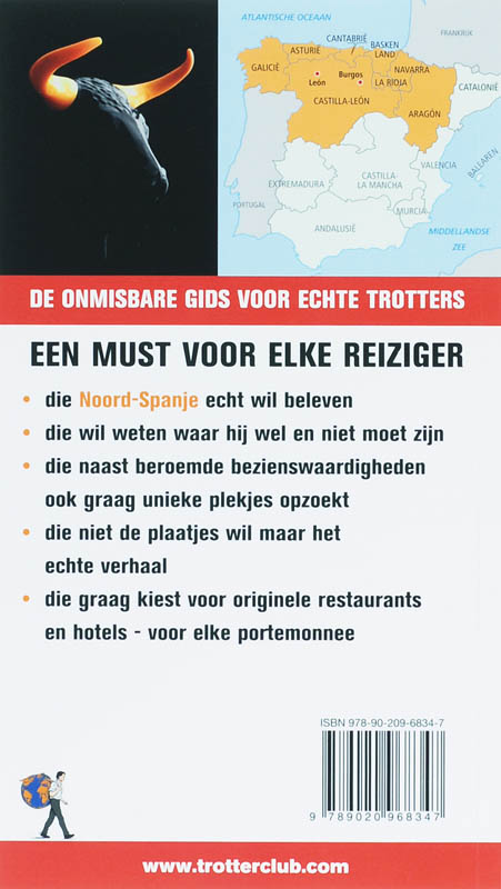 Achterkant van Noord-Spanje