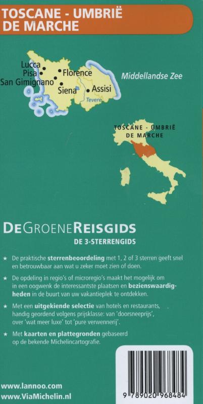 Achterkant van Toscane, Umbrie, De Marche