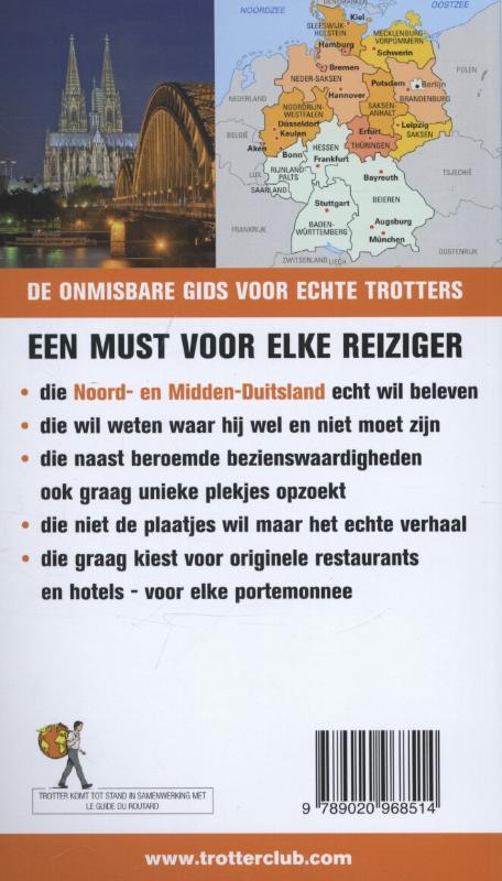 Achterkant van Noord- & midden-Duitsland