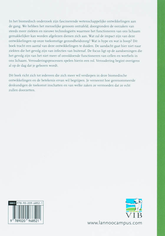 Achterkant van Tussen hype en hoop