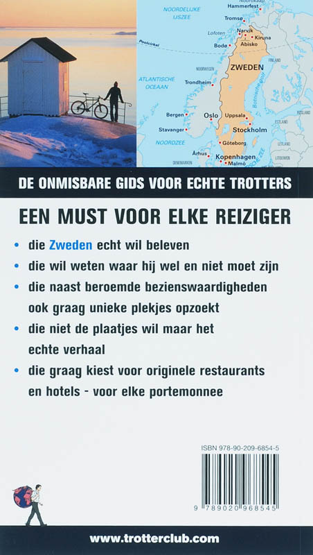 Achterkant van Zweden