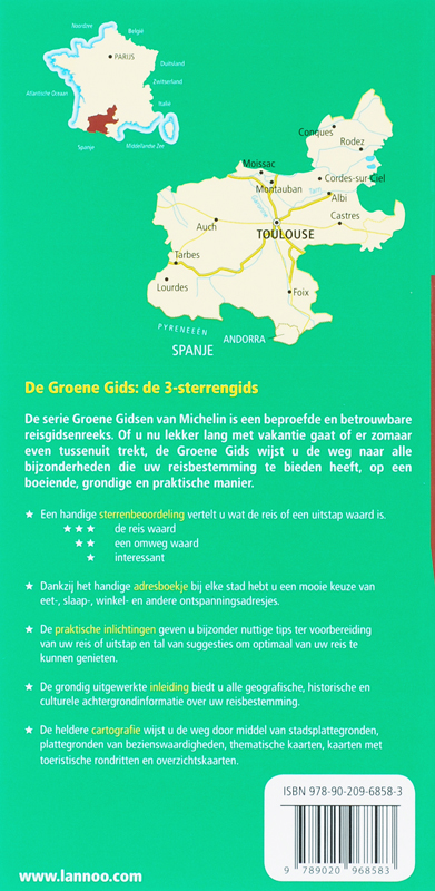Achterkant van Zuidwest Frankrijk