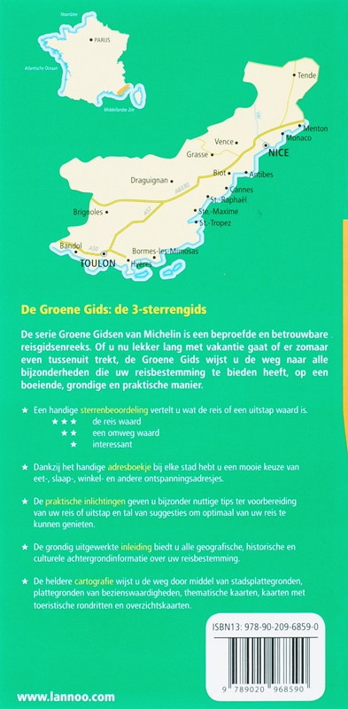 Achterkant van Cote d'Azur