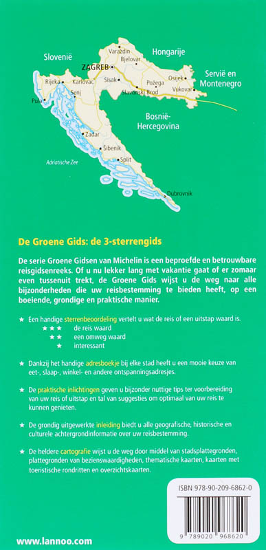 Achterkant van Kroatie