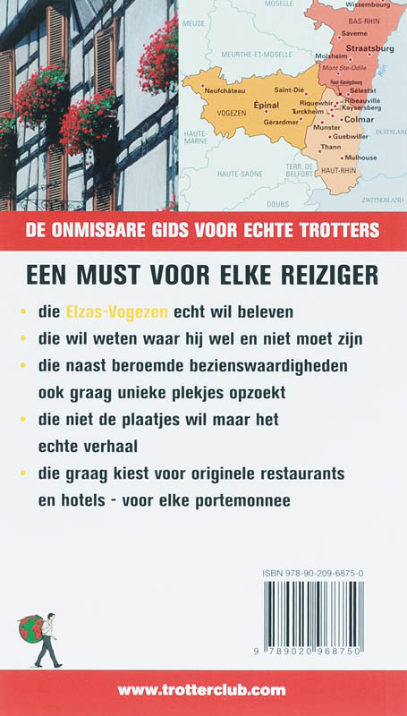 Achterkant van Elzas-Vogezen